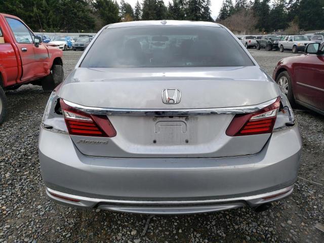 1HGCR2F89HA021528 - 2017 HONDA ACCORD EXL SILVER photo 6