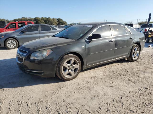 1G1ZH57B68F297197 - 2008 CHEVROLET MALIBU 1LT BLACK photo 1