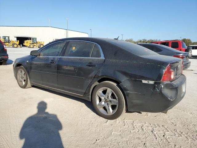 1G1ZH57B68F297197 - 2008 CHEVROLET MALIBU 1LT BLACK photo 2