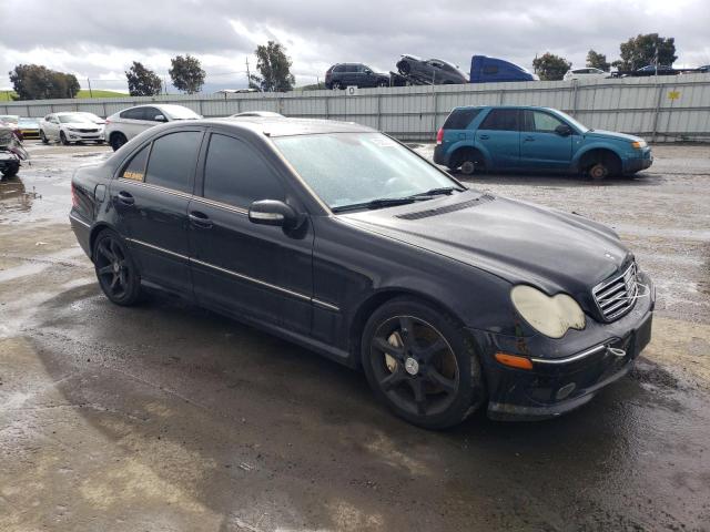 WDBRF52H07F847659 - 2007 MERCEDES-BENZ C 230 BLACK photo 4