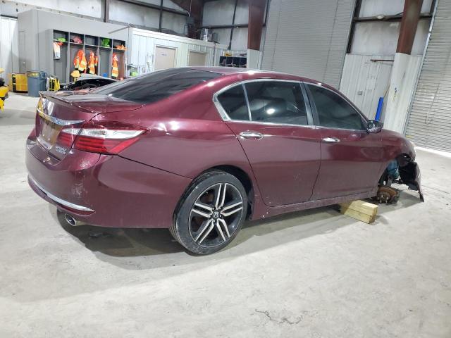 1HGCR2F16HA177867 - 2017 HONDA ACCORD SPORT SPECIAL EDITION MAROON photo 3