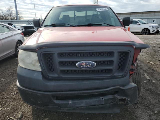 1FTRF12257NA15424 - 2007 FORD F150 RED photo 5