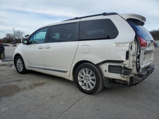 5TDDK3DC6ES081513 - 2014 TOYOTA SIENNA XLE WHITE photo 2