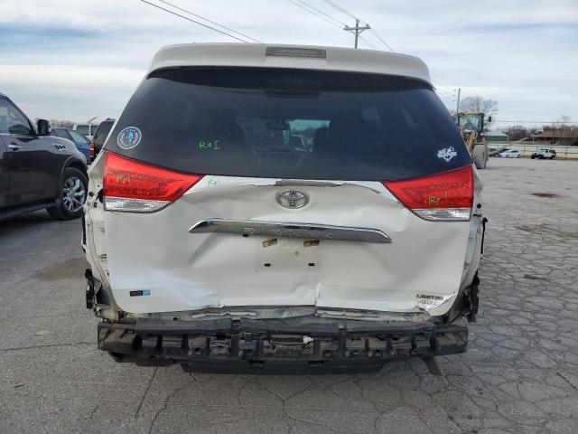 5TDDK3DC6ES081513 - 2014 TOYOTA SIENNA XLE WHITE photo 6