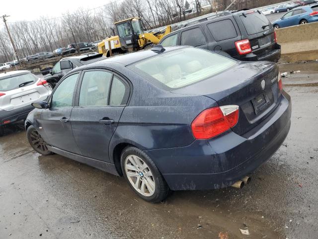 WBAVC93527KX53338 - 2007 BMW 3 SERIES XI BLUE photo 2