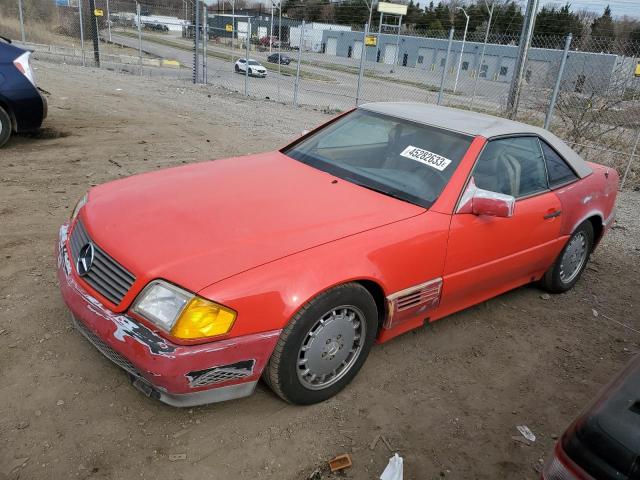 WDBFA66E3MF029264 - 1991 MERCEDES-BENZ 500 SL RED photo 1