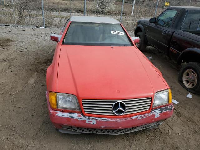 WDBFA66E3MF029264 - 1991 MERCEDES-BENZ 500 SL RED photo 5