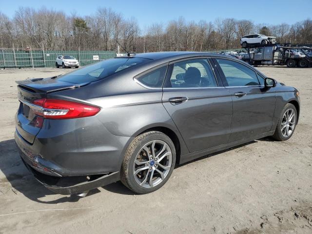 3FA6P0G74HR303678 - 2017 FORD FUSION S GRAY photo 3