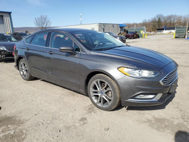 3FA6P0G74HR303678 - 2017 FORD FUSION S GRAY photo 4