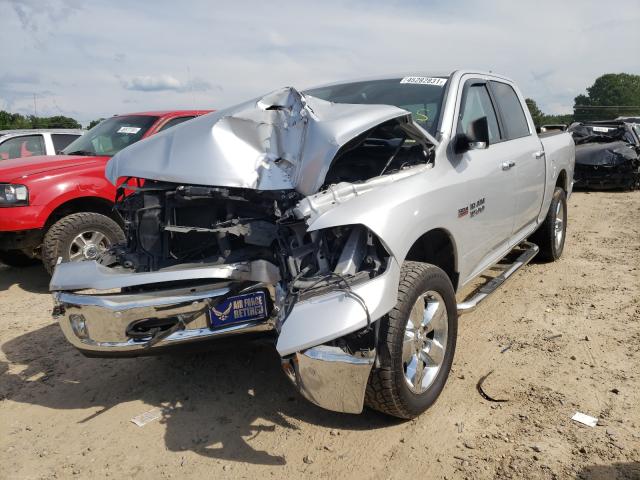 1C6RR7LT9GS139027 - 2016 RAM 1500 SLT SILVER photo 2