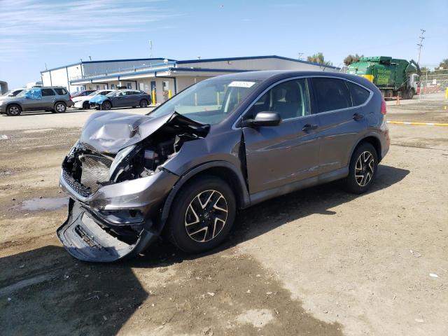 2HKRM3H45GH531809 - 2016 HONDA CR-V SE GRAY photo 1