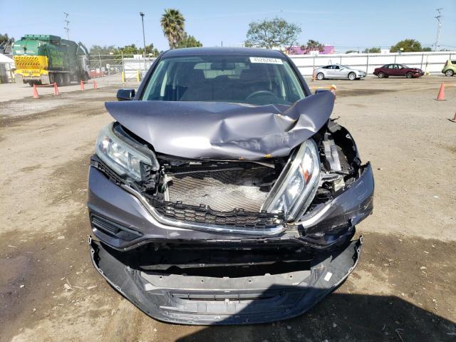 2HKRM3H45GH531809 - 2016 HONDA CR-V SE GRAY photo 5