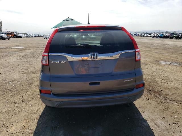 2HKRM3H45GH531809 - 2016 HONDA CR-V SE GRAY photo 6