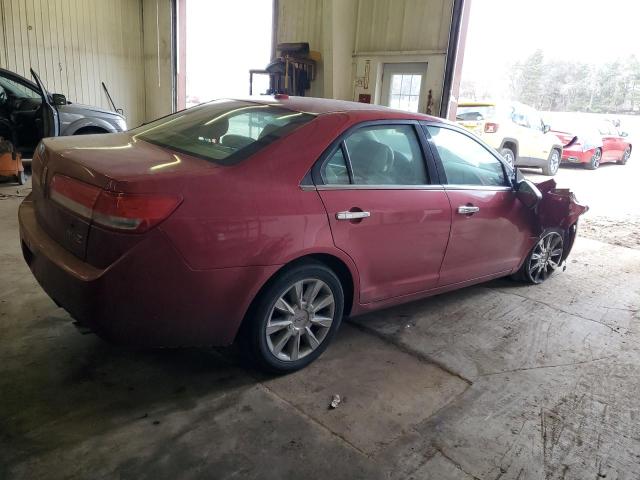 3LNHL2GC0BR760370 - 2011 LINCOLN MKZ RED photo 3