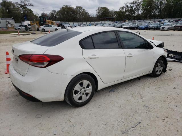 3KPFK4A79HE049448 - 2017 KIA FORTE LX WHITE photo 3