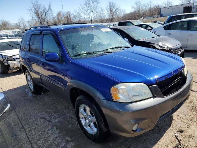 4F2CZ06145KM28748 - 2005 MAZDA TRIBUTE S BLUE photo 4