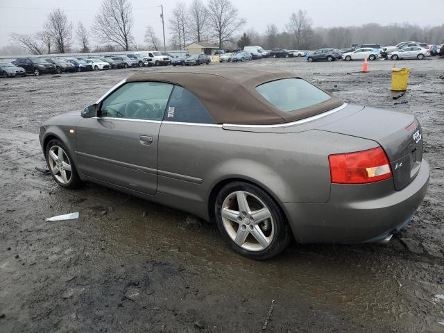 WAUAC48H25K019929 - 2005 AUDI A4 1.8 CABRIOLET GRAY photo 2