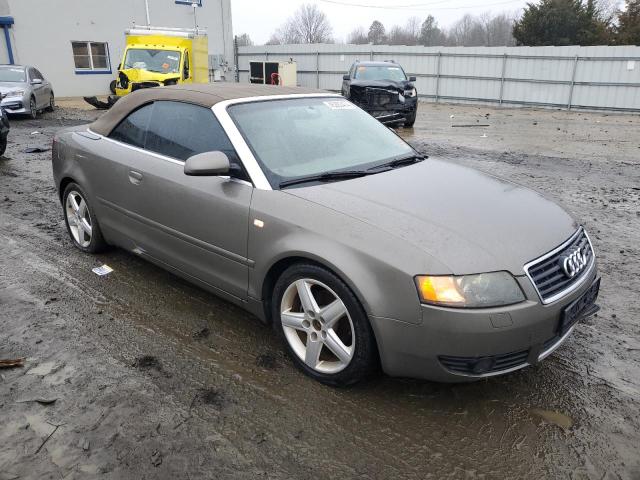 WAUAC48H25K019929 - 2005 AUDI A4 1.8 CABRIOLET GRAY photo 4