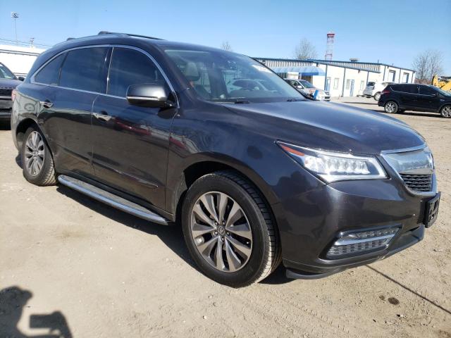 5FRYD4H43EB007070 - 2014 ACURA MDX TECHNOLOGY 灰色 照片 4