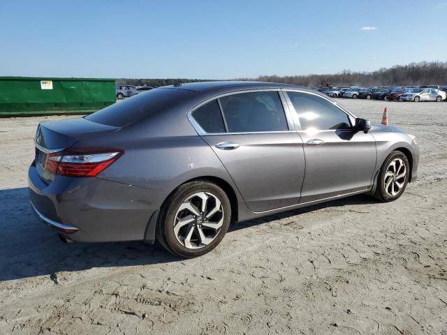 1HGCR2F70HA160020 - 2017 HONDA ACCORD EX GRAY photo 3