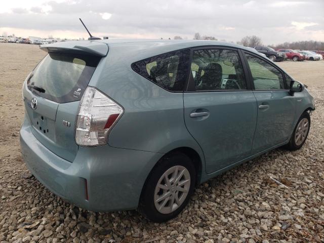 JTDZN3EU2D3216250 - 2013 TOYOTA PRIUS V BLUE photo 3