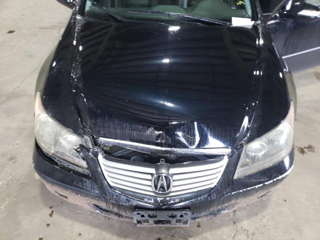 JH4KB16565C001119 - 2005 ACURA RL BLACK photo 11