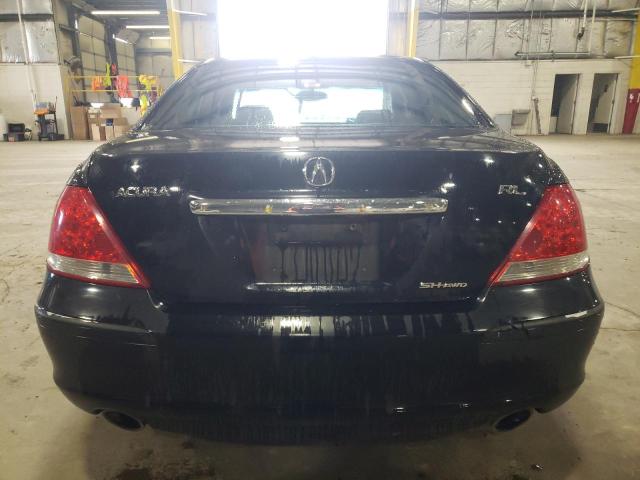 JH4KB16565C001119 - 2005 ACURA RL BLACK photo 6