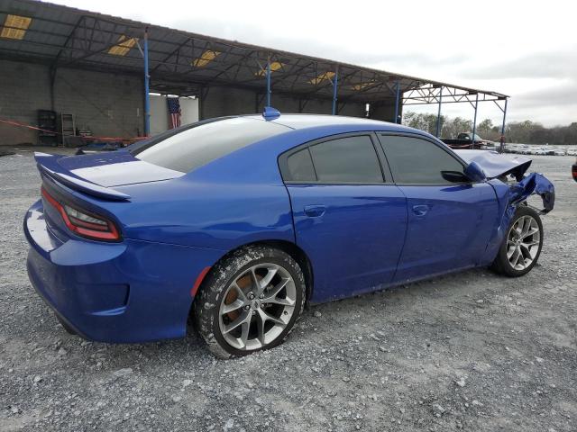 2C3CDXHG9MH581533 - 2021 DODGE CHARGER GT BLUE photo 3