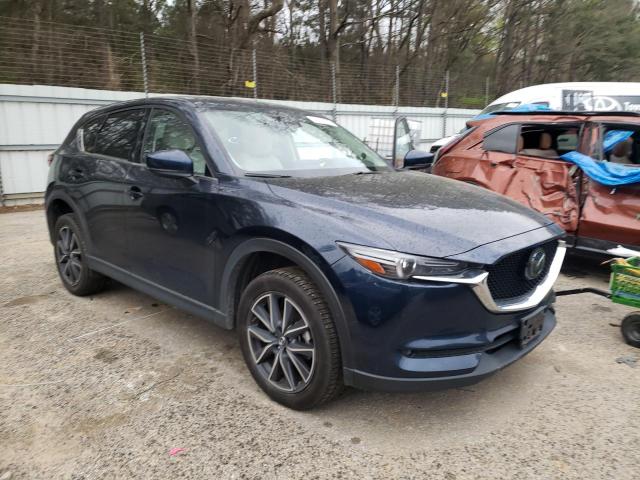 JM3KFBDMXJ0301299 - 2018 MAZDA CX-5 GRAND TOURING BLUE photo 4