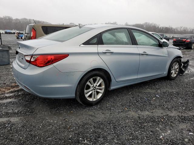 5NPEB4AC1DH753268 - 2013 HYUNDAI SONATA GLS BLUE photo 3