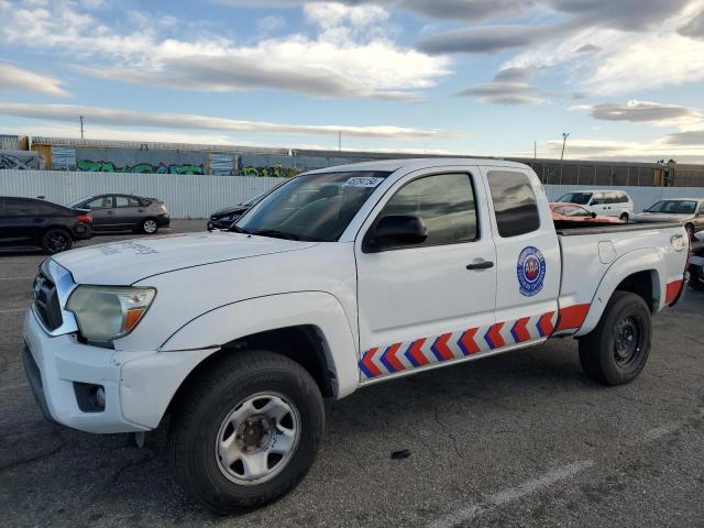 5TFTU4GN3CX018420 - 2012 TOYOTA TACOMA PRERUNNER ACCESS CAB WHITE photo 1