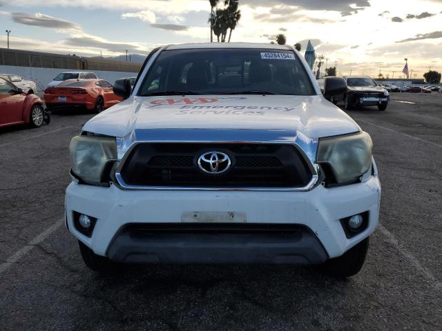 5TFTU4GN3CX018420 - 2012 TOYOTA TACOMA PRERUNNER ACCESS CAB WHITE photo 5