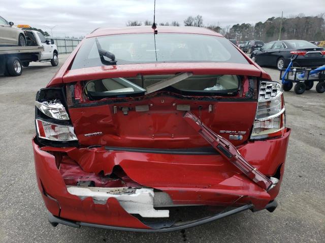 JTDKB20U467508876 - 2006 TOYOTA PRIUS RED photo 6