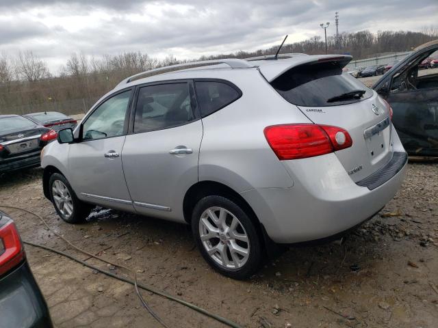 JN8AS5MV2DW621541 - 2013 NISSAN ROGUE S SILVER photo 2