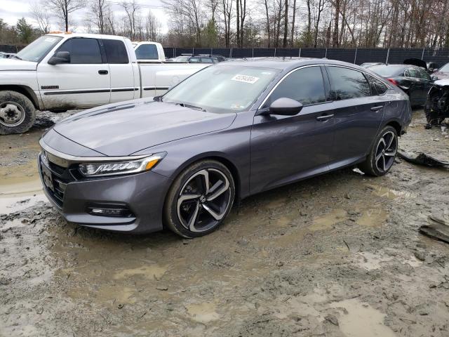 1HGCV1F3XKA048724 - 2019 HONDA ACCORD SPORT GRAY photo 1