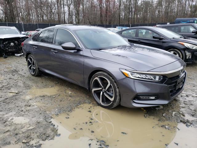 1HGCV1F3XKA048724 - 2019 HONDA ACCORD SPORT GRAY photo 4