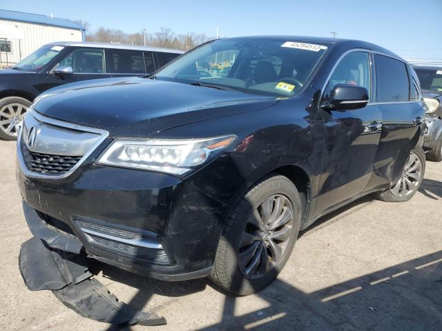 5FRYD4H43EB001771 - 2014 ACURA MDX TECHNOLOGY 黑色 照片 1
