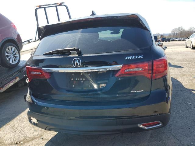 5FRYD4H43EB001771 - 2014 ACURA MDX TECHNOLOGY BLACK photo 6