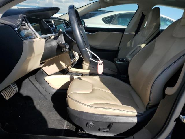 5YJSA1H18EFP36248 - 2014 TESLA MODEL S 蓝色 照片 7