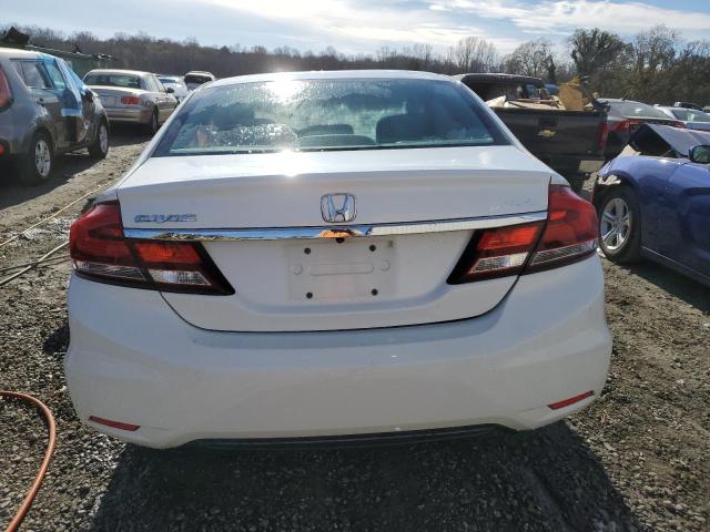 19XFB2F9XDE000915 - 2013 HONDA CIVIC EXL WHITE photo 6