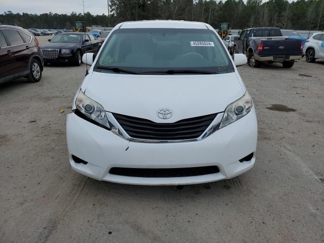 5TDKA3DC7CS014345 - 2012 TOYOTA SIENNA BASE WHITE photo 5