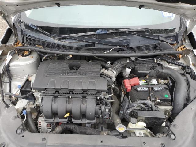 3N1AB7APXFY346769 - 2015 NISSAN SENTRA S SILVER photo 11