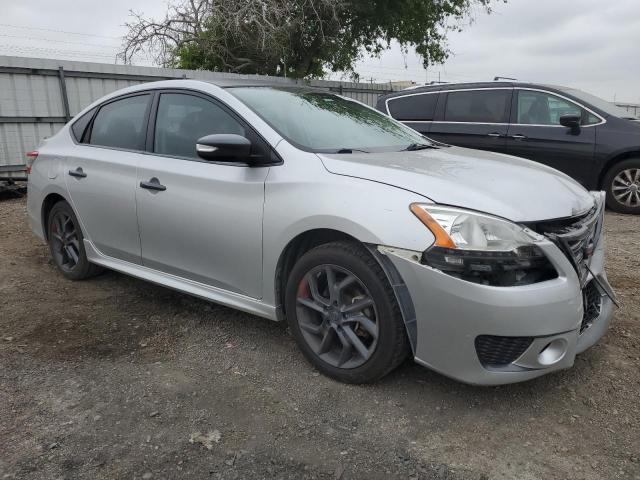 3N1AB7APXFY346769 - 2015 NISSAN SENTRA S SILVER photo 4