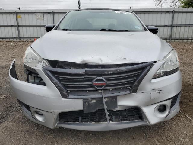 3N1AB7APXFY346769 - 2015 NISSAN SENTRA S SILVER photo 5