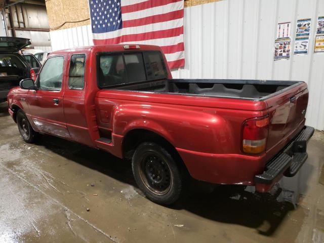 1FTCR14X3VPB03864 - 1997 FORD RANGER SUPER CAB MAROON photo 2