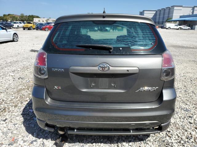 2T1KR32E26C594484 - 2006 TOYOTA COROLLA MA XR GRAY photo 6