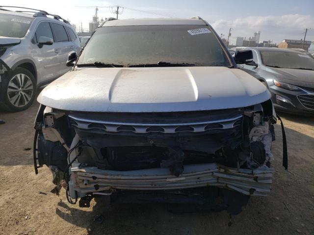 1FM5K7D88HGA37756 - 2017 FORD EXPLORER XLT SILVER photo 5