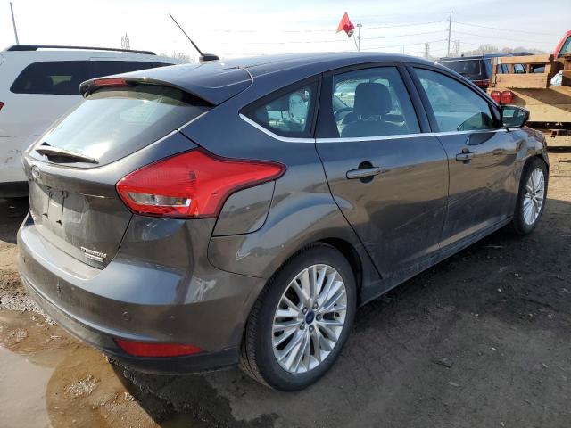 1FADP3N25FL367658 - 2015 FORD FOCUS TITANIUM GRAY photo 3