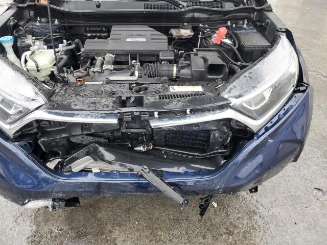 2HKRW2H85KH630050 - 2019 HONDA CR-V EXL BLUE photo 12