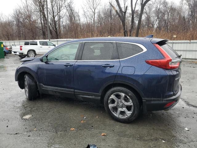 2HKRW2H85KH630050 - 2019 HONDA CR-V EXL BLUE photo 2